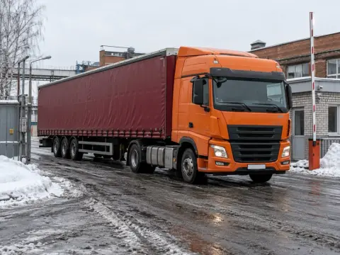 Шторная еврофура 20 т, шторный