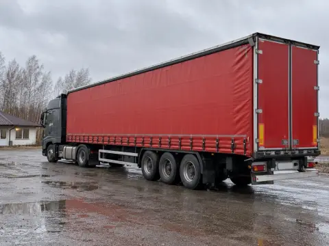 Шторная еврофура 20 т, шторный
