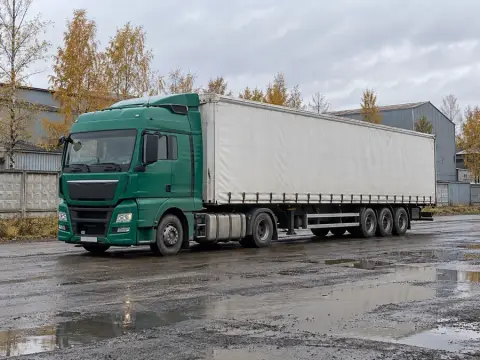 Шторная еврофура 20 т, шторный