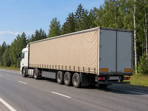 Шторная еврофура 20 т, шторный