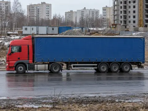 Шторная еврофура 20 т, шторный
