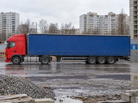 Шторная еврофура 20 т, шторный