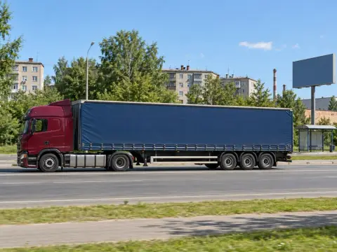 Шторная еврофура 20 т, шторный