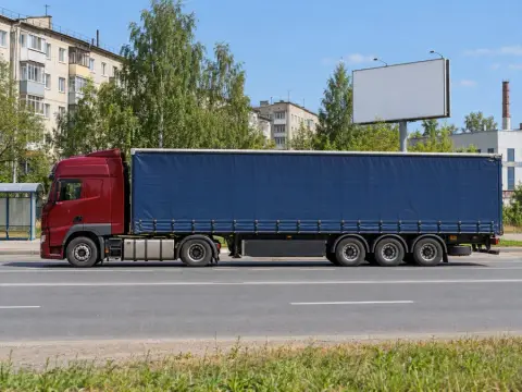 Шторная еврофура 20 т, шторный