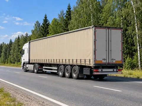 Шторная еврофура 20 т, шторный