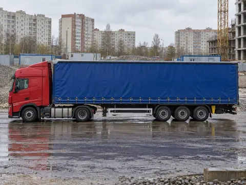 Шторная еврофура 20 т, шторный