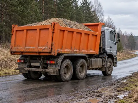 Самосвал 20 т, самосвал