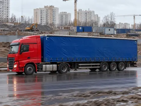 Шторная еврофура 20 т, шторный