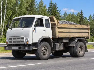 Самосвал 10 т Тольятти — Омск, фото 1 — спереди