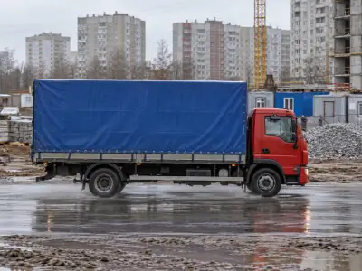 Тент 5 т Сочи — Воронеж, фото 1 — спереди