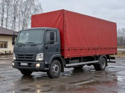 Тент 5 т Уфа — Омск, фото 4 — сзади
