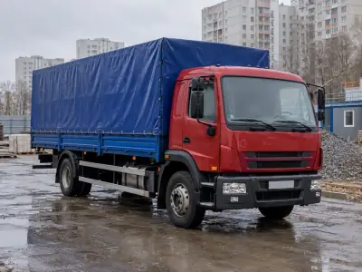 Тентованная фура 10 т Уфа — Ростов-на-Дону, фото 2 — с другой стороны