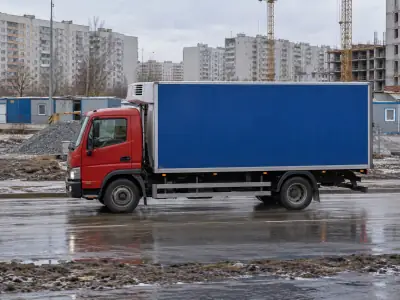 Рефрижератор 5 т Челябинск — Сочи, фото 1 — спереди