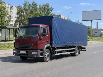 Тент 5 т Краснодар — Новосибирск, фото 3 — сбоку