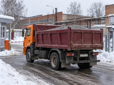 Самосвал 10 т Красноярск — Новосибирск, фото 4 — сзади