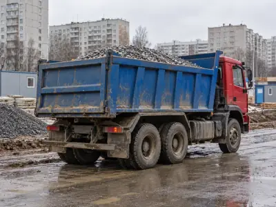 Самосвал 20 т Волгоград — Омск, фото 4 — сзади
