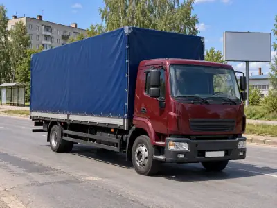 Тентованная фура 10 т Пермь — Тюмень, фото 2 — с другой стороны