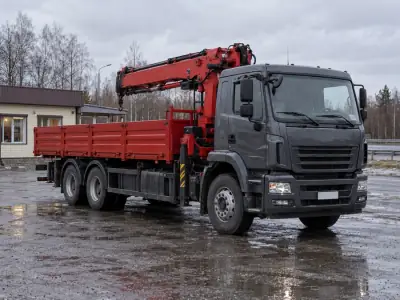 Манипулятор 10 т Новороссийск — Тюмень, фото 2 — с другой стороны