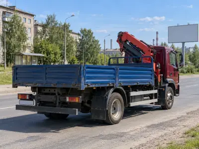 Манипулятор 5 т Челябинск — Златоуст, фото 4 — сзади