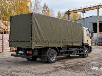 Тентованная фура 10 т Тюмень — Новороссийск, фото 4 — сзади