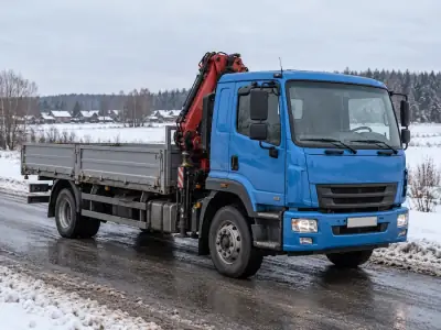 Манипулятор 5 т Краснодар — Москва, фото 2 — с другой стороны
