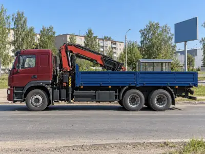 Манипулятор 10 т Казань — Бугульма, фото 1 — спереди