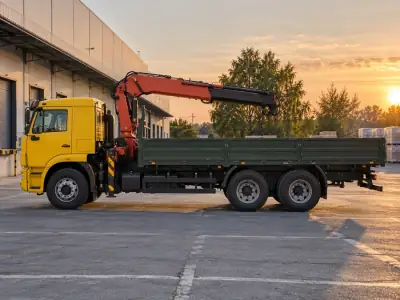 Манипулятор 10 т Тюмень — Нефтеюганск, фото 3 — сбоку
