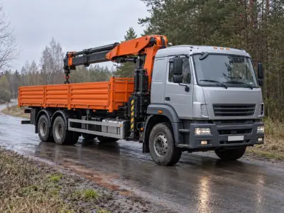 Манипулятор 10 т Санкт-Петербург — Москва, фото 2 — с другой стороны