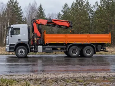 Манипулятор 10 т Санкт-Петербург — Москва, фото 3 — сбоку