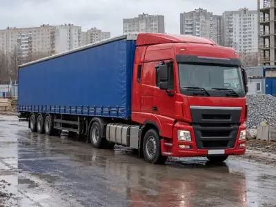 Шторная еврофура 20 т Воронеж — Санкт-Петербург, фото 2 — с другой стороны