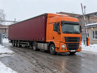 Шторная еврофура 20 т Сочи — Челябинск, фото 2 — с другой стороны