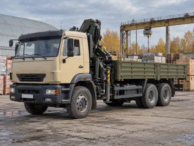 Манипулятор 10 т Новороссийск — Воронеж, фото 2 — с другой стороны