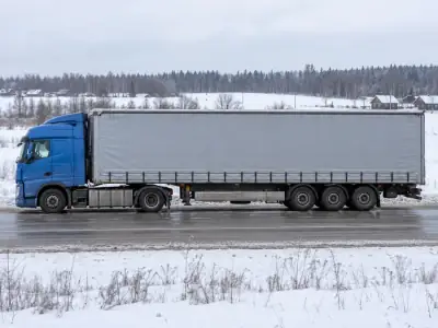 Шторная еврофура 20 т Тюмень — Сургут, фото 3 — сбоку