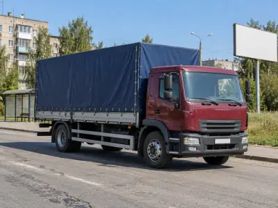 Тентованная фура 10 т Пермь — Новосибирск, фото 2 — с другой стороны