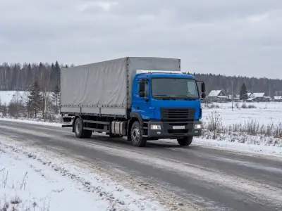 Тентованная фура 10 т Омск — Воронеж, фото 1 — спереди