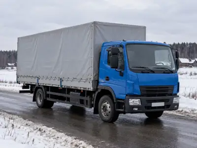 Тентованная фура 10 т Омск — Воронеж, фото 2 — с другой стороны