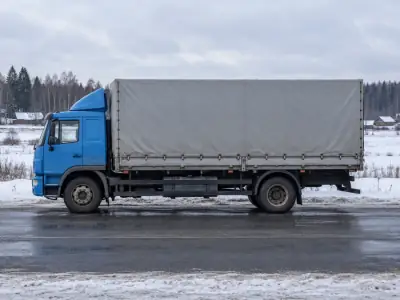 Тентованная фура 10 т Омск — Воронеж, фото 3 — сбоку