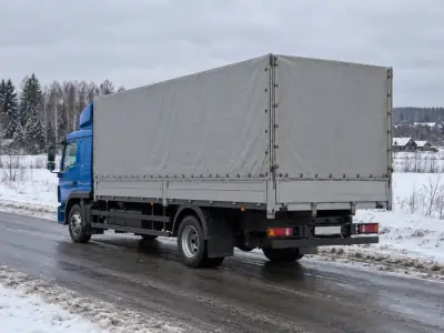 Тентованная фура 10 т Омск — Воронеж, фото 4 — сзади