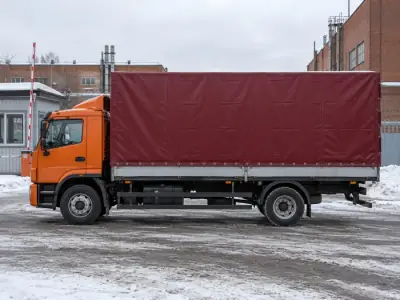 Тент 5 т Пермь — Омск, фото 3 — сбоку