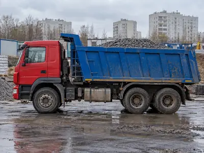 Самосвал 20 т Уфа — Пермь, фото 1 — спереди