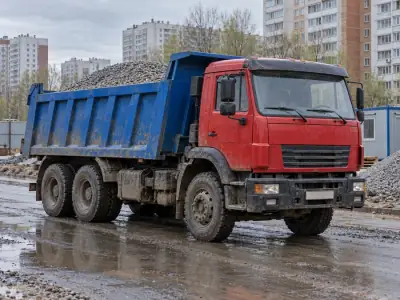 Самосвал 20 т Уфа — Пермь, фото 2 — с другой стороны