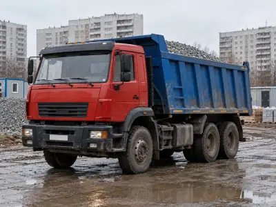 Самосвал 20 т Уфа — Пермь, фото 3 — сбоку