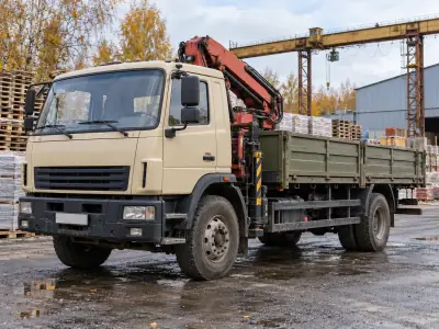 Манипулятор 5 т Волгоград — Новосибирск, фото 1 — спереди