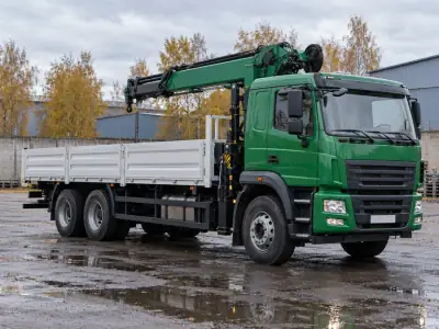 Манипулятор 10 т Сочи — Новороссийск, фото 2 — с другой стороны