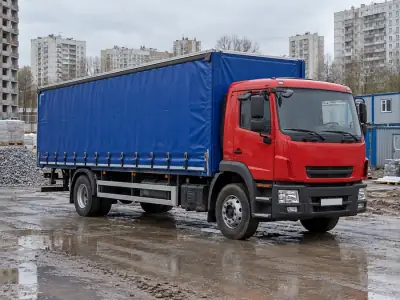 Шторная фура 10 т Уфа — Челябинск, фото 2 — с другой стороны