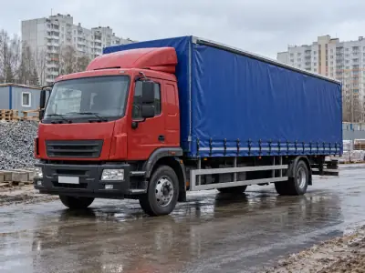 Шторная фура 10 т Уфа — Челябинск, фото 3 — сбоку