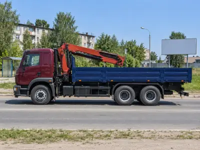 Манипулятор 10 т Пермь — Самара, фото 3 — сбоку