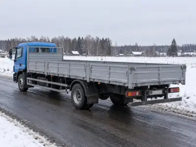 Бортовой 7 т Уфа — Красноярск, фото 4 — сзади