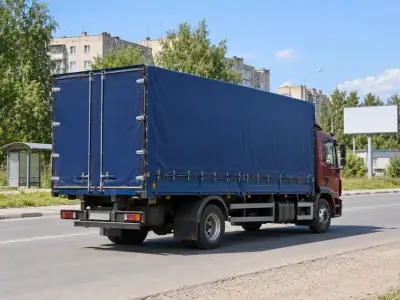 Тентованная фура 10 т Челябинск — Воронеж, фото 4 — сзади