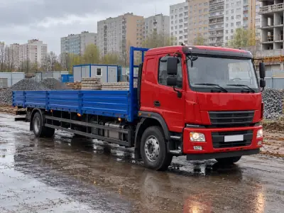 Бортовой 7 т Новороссийск — Самара, фото 2 — с другой стороны